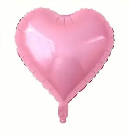 Heart Foil Balloon 45cm Helium Filled