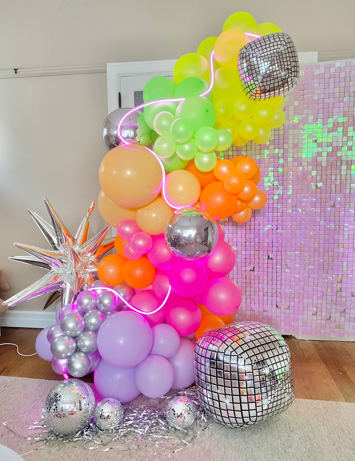 Shimmer Backdrop Wall Hire
