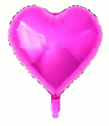 Heart Foil Balloon 45cm Helium Filled