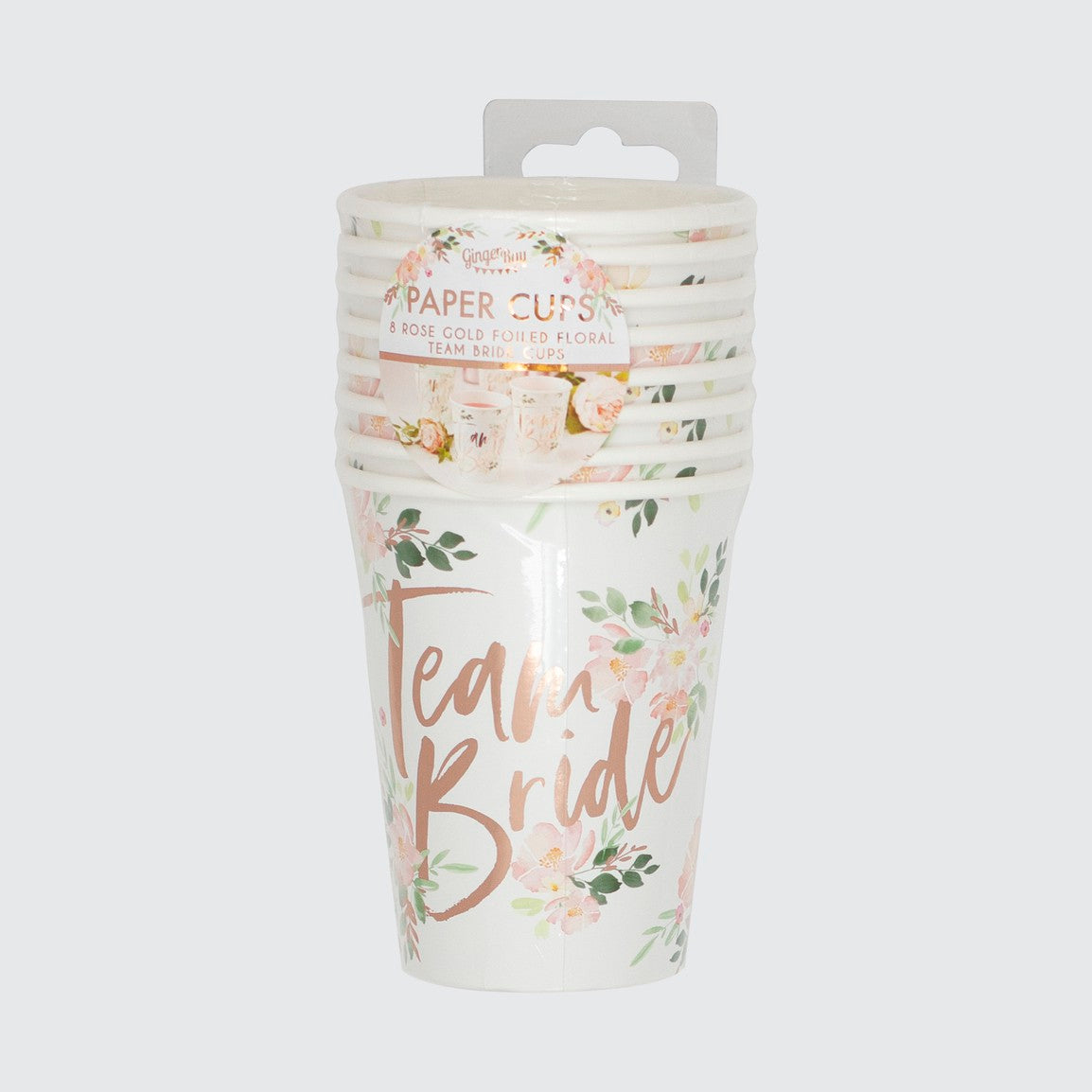 Team Bride Party Cups (pack of 8)