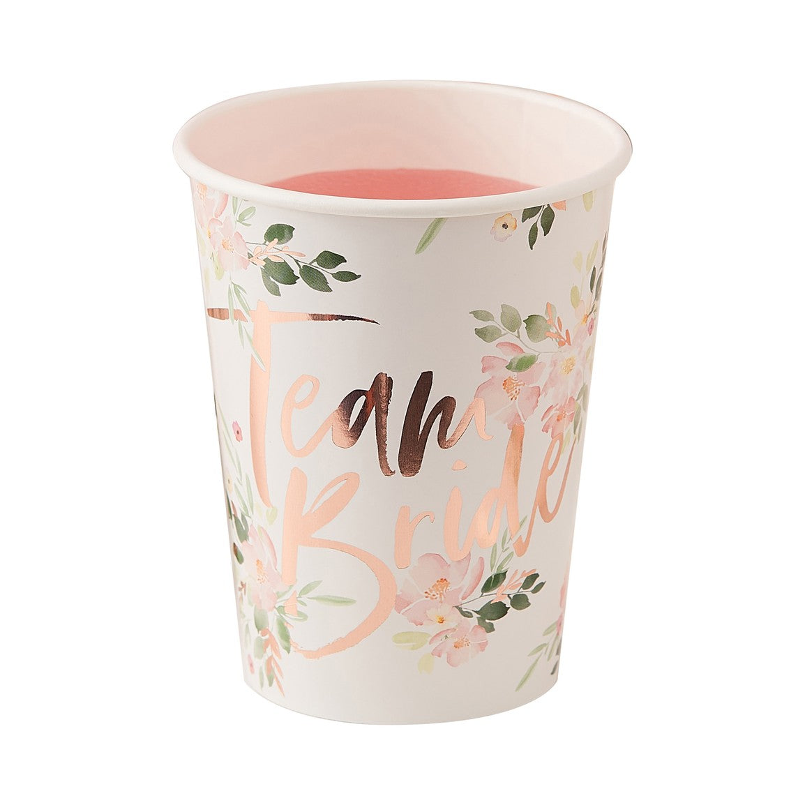 Team Bride Party Cups (pack of 8)