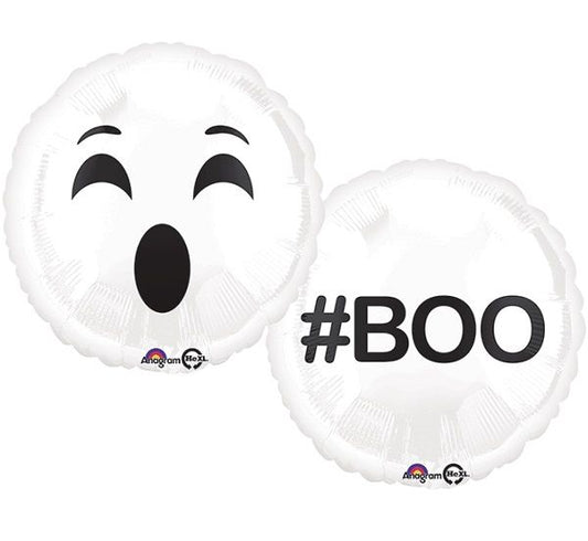 Emoji Ghost Foil Balloon 45cm