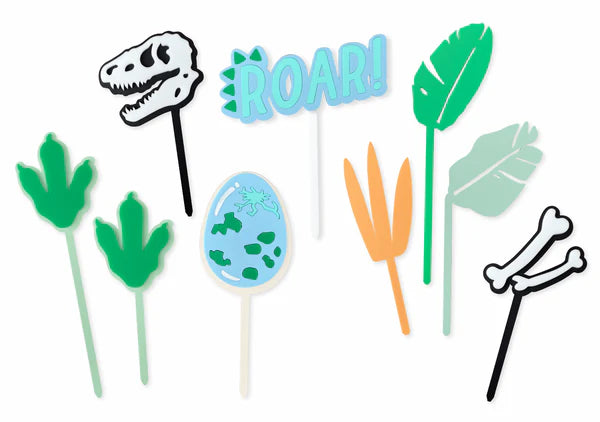 GREENS DINO ROAR - Cake Toppers (sold individually)