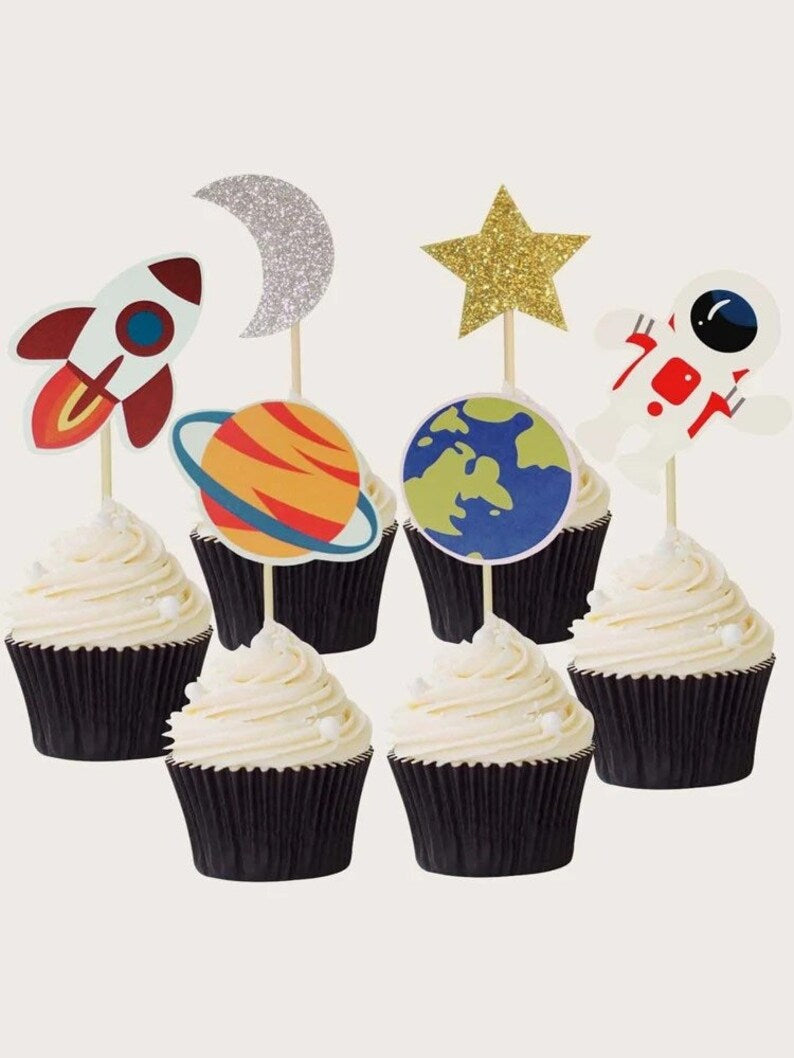 Out Of This World Cupcake Toppers
