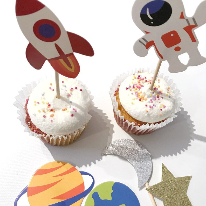 Out Of This World Cupcake Toppers