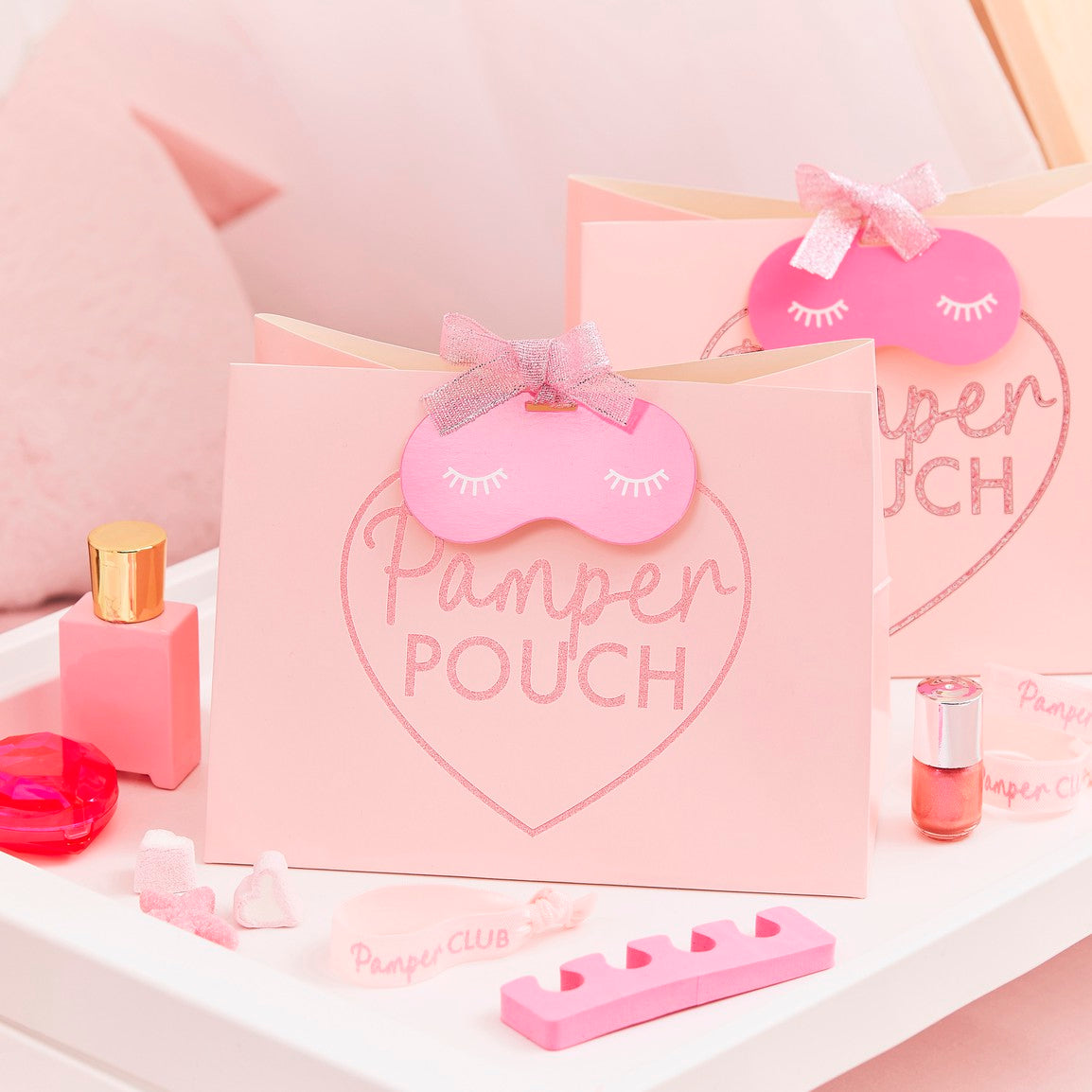 Pamper Pouch Pink Pamper Party Bag (5 Pack)