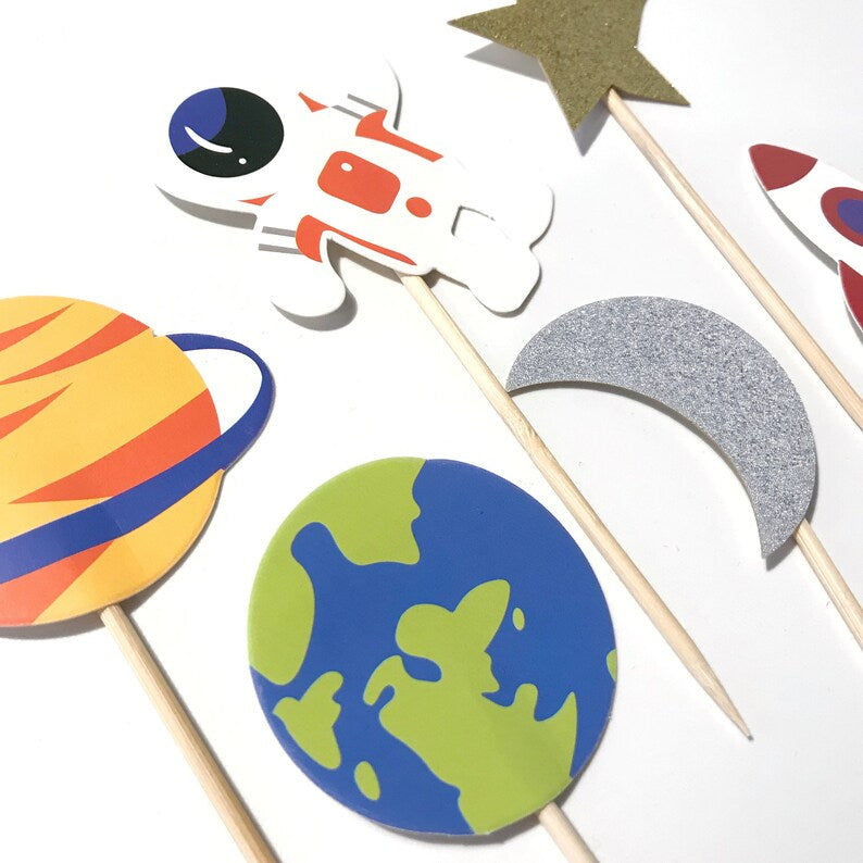 Out Of This World Cupcake Toppers